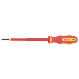 Draper Expert Ergo Plus VDE Insulated Parallel Slotted Screwdriver - 3mm, 100mm