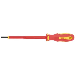 Draper Expert Ergo Plus VDE Insulated Parallel Slotted Screwdriver - 3.5mm, 100mm