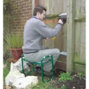 Draper Expert Folding Metal Framed Garden Kneeler and Seat