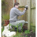 Draper Expert Folding Metal Framed Garden Kneeler and Seat