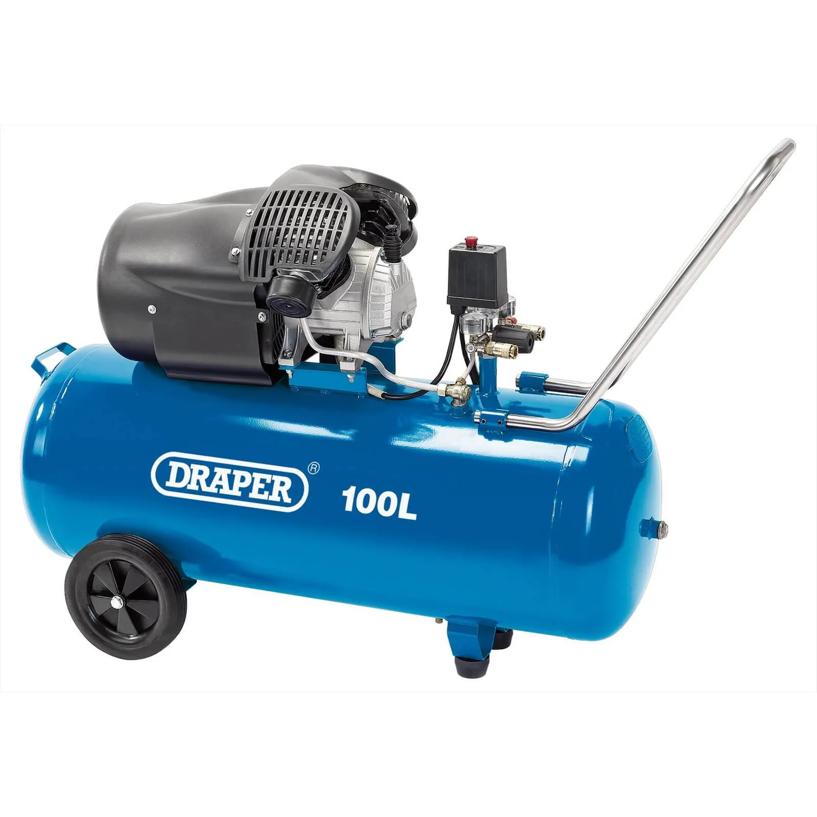 Draper DA100/412TV Air Compressor 100 Litre - 240v