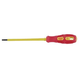 Draper Expert VDE Insulated Parallel Slotted Screwdriver - 3mm, 100mm
