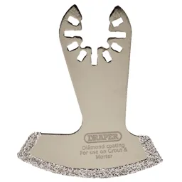 Draper Oscillating Multi Tool Diamond Grout and Mortar Blade - 52mm, Pack of 1