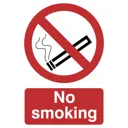 Draper No Smoking Sign - 200mm, 300mm, Standard