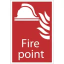 Draper Fire Point Sign - 200mm, 300mm, Standard