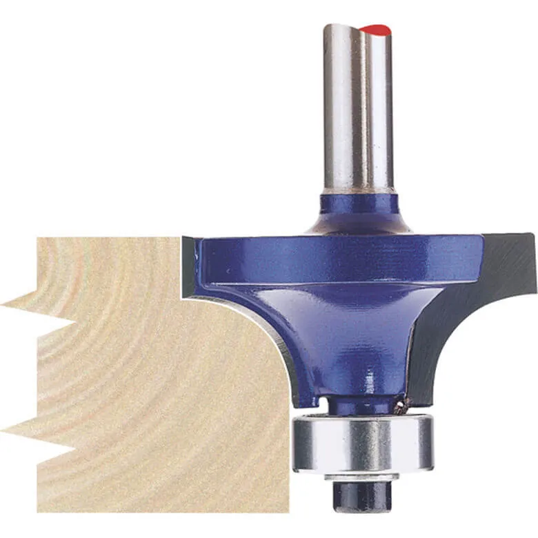 Draper Bearing Guided Rounding Over Router Cutter - 32mm, 9mm, 1/4"
