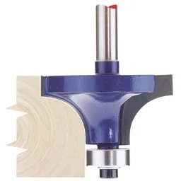 Draper Bearing Guided Rounding Over Router Cutter - 38mm, 14mm, 1/4"