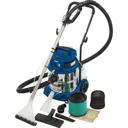 Draper SWD1500 Wet and Dry Shampoo Vacuum Cleaner - 240v