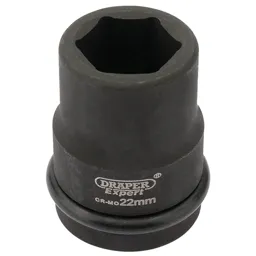 Draper Expert 3/4" Drive Hexagon Impact Socket Metric - 3/4", 22mm