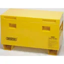 Draper Contractors Site Storage Box Yellow - 1200mm, 600mm, 600mm