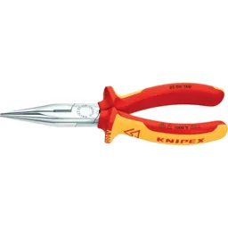 Knipex VDE Insulated Long Nose Pliers - 160mm