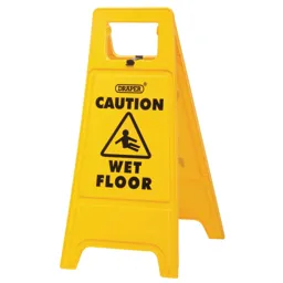 Draper Caution Wet Floor Warning Sign