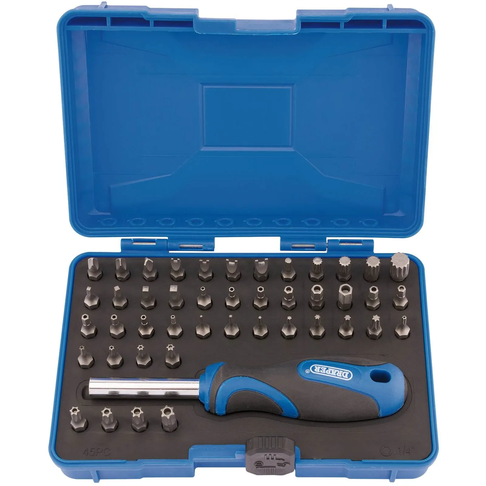 Draper 45 piece Security Screwdriver Bit and Driver Set