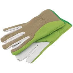 Draper Expert Gardening Gloves - Grey / Green, L