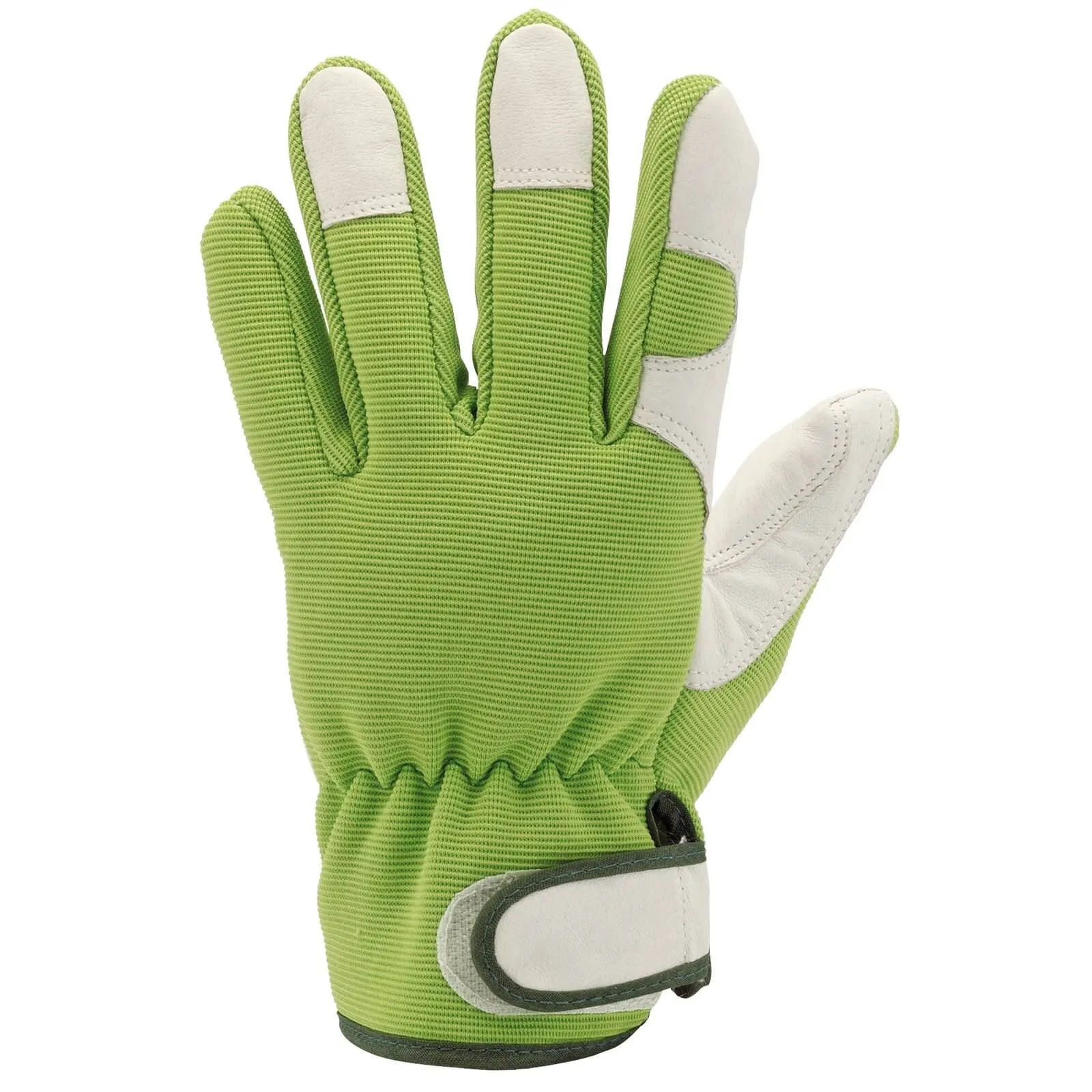 Draper Expert Heavy Duty Garden Gloves - Grey / Green, M