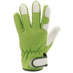 Draper Expert Heavy Duty Garden Gloves - Grey / Green, L