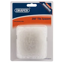 Draper Tile Spacers - 3mm, Pack of 250