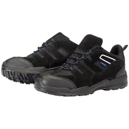 Draper Trainer Style Safety Shoe - Black, Size 5