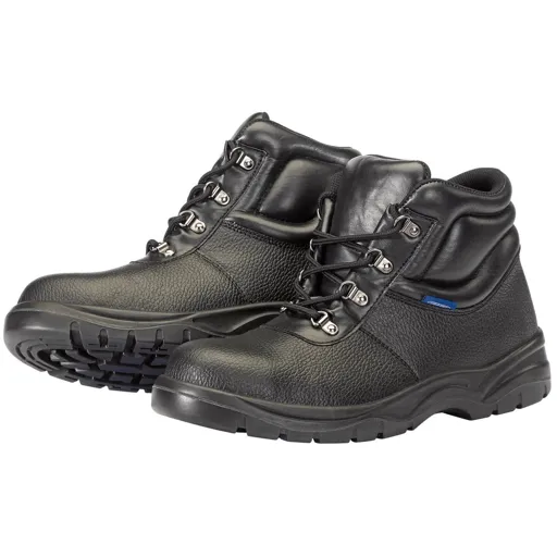 Draper Mens Chukka Style Safety Boots - Black, Size 7