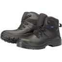 Draper Mens Waterproof Safety Boots - Black, Size 7