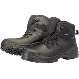 Draper Mens Waterproof Safety Boots - Black, Size 9