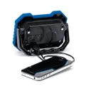 Draper Rechargeable Work Light Power Bank and Wireless Speaker - Blue