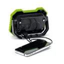 Draper Rechargeable Work Light Power Bank and Wireless Speaker - Green