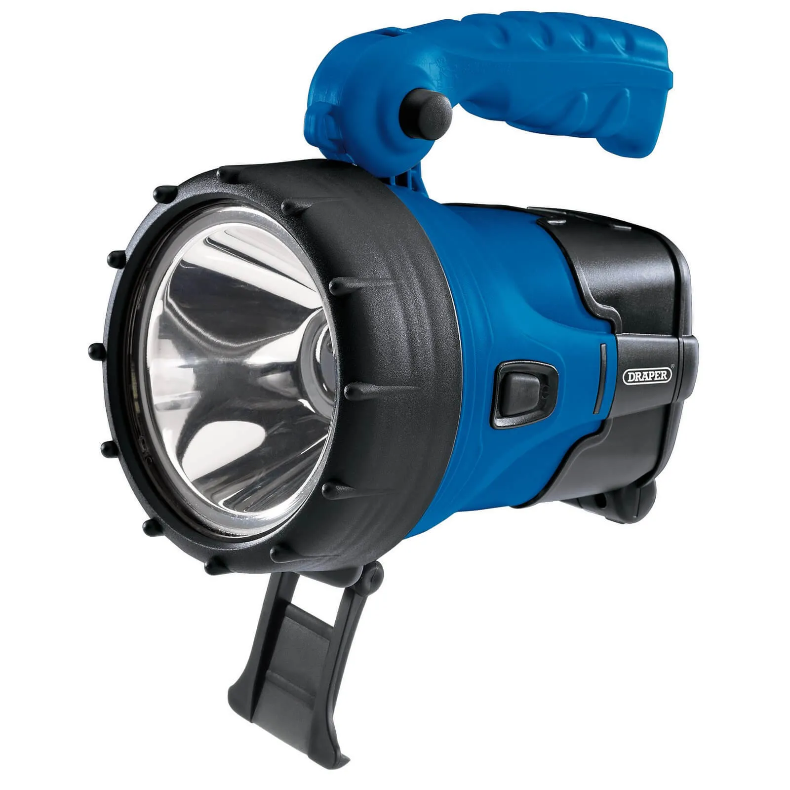 Draper Rechargeable CREE LED Spotlight Torch and Powerbank - Blue