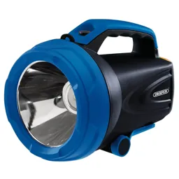 Draper 20w CREE LED Rechargeable Spotlight Torch - Blue