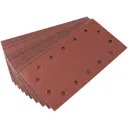 Draper Aluminium Oxide Sanding Sheets - 115mm x 228mm, 100g, Pack of 10