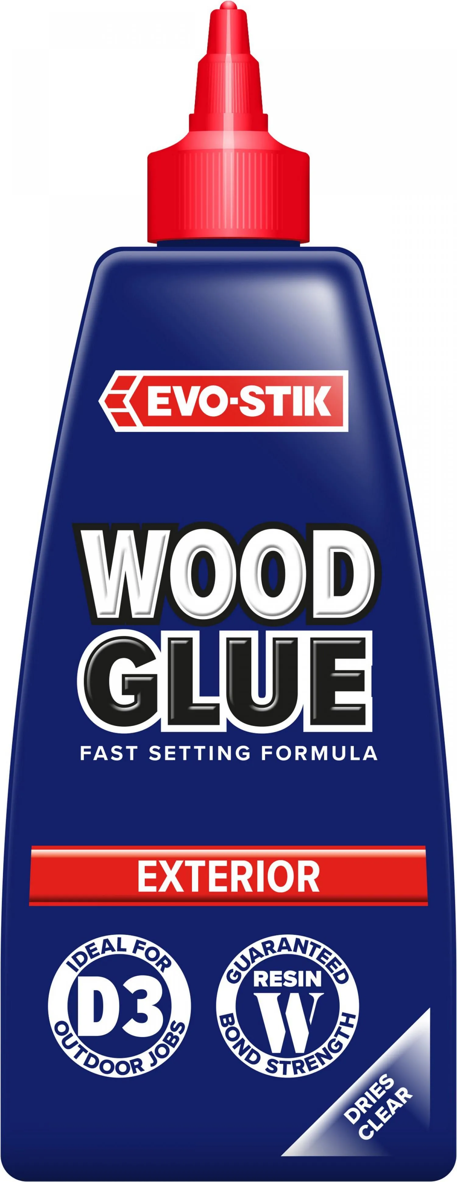 Evo-Stik Resin 'W' Exterior Wood Glue D3 500ml Dries Clear