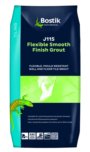 Bostik J115 Professional Wall & Floor Flexible Smooth Grout 5kg Grey