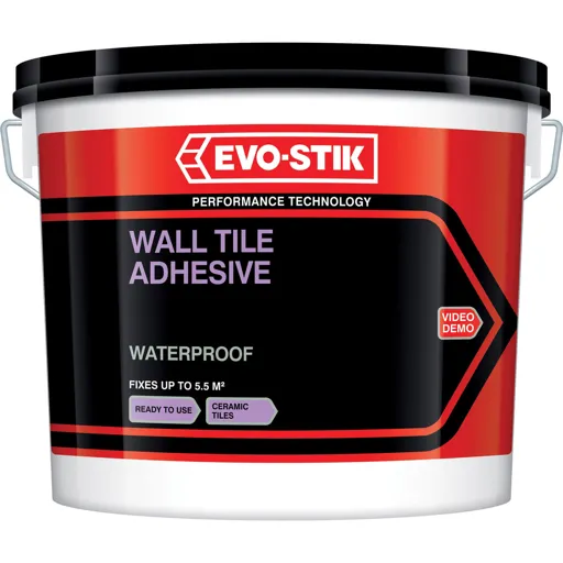 Evo-stik Tile A Wall Weatherproof Tile Adhesive - 2.5l