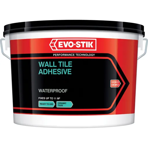 Evo-stik Tile A Wall Weatherproof Tile Adhesive - 10l