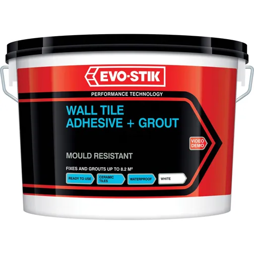 Evo-stik Tile A Wall Tile Adhesive and Grout - 1l