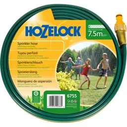 Hozelock Flat Water Sprinkler and Soaker Hose Pipe - 7.5m