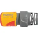 Hozelock AquaStop Flexible Hose Pipe Connector - 3/4" / 19mm, Pack of 1