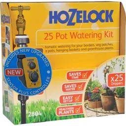 Hozelock CLASSIC MICRO 25 Pot Garden Watering System and Sensor Timer