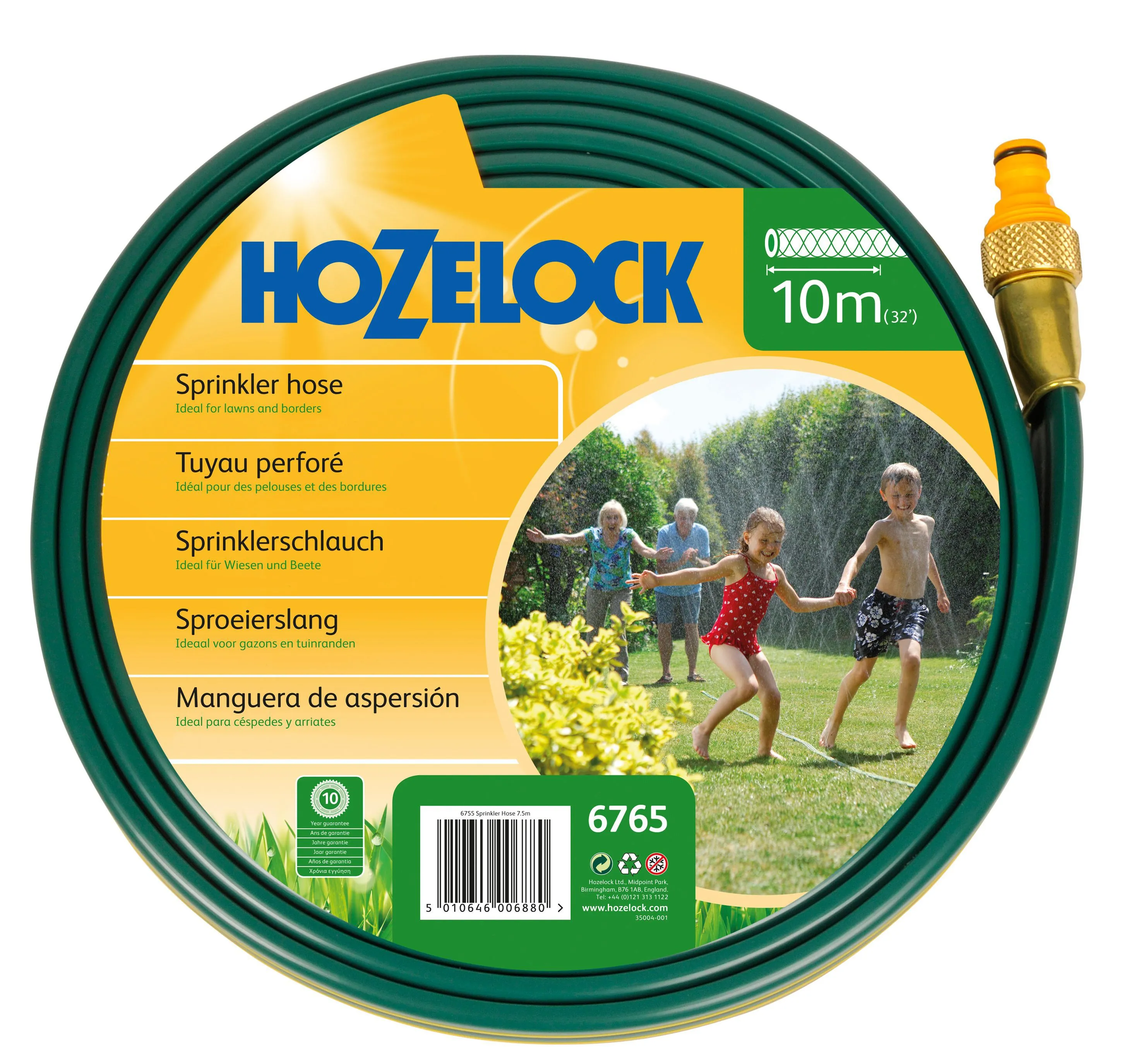 Hozelock Sprinkler hose Sprinkler Hose pipe (L)10m