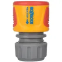 Hozelock Soft Touch Waterstop Hose Pipe End Connector - 1/2" / 12.5mm, Pack of 1