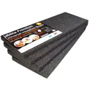 Jablite Premium Polystyrene Insulation board (L)1.2m (W)0.45m (T)50mm, Pack of 4