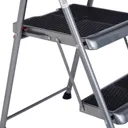Werner 2 tread Steel Foldable Step stool (H)0.9m