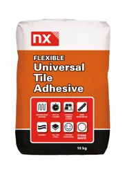 NX Flexible Universal Ready mixed Stone white Tile Adhesive, 10kg