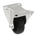 Unbraked Heavy duty Fixed Castor WC43, (Dia)80mm (H)107mm (Max. Weight)70kg