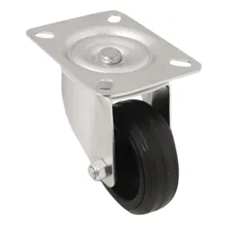 Unbraked Heavy duty Swivel Castor WC47, (Dia)80mm (H)107mm (Max. Weight)70kg