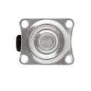 Unbraked Light duty Swivel Castor WC84, (Dia)29.5mm (H)41mm (Max. Weight)15kg