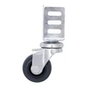 Unbraked Light duty Swivel Castor WC88, (Dia)50mm (H)71.5mm (Max. Weight)35kg