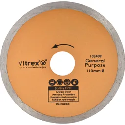 Vitrex Tile Cutting Diamond Blade - 110mm