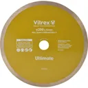 Vitrex Ultimate Diamond Blade For Wet Bridge Tile Saw - 200mm