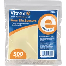 Vitrex Essential Tile Spacers - 2mm, Pack of 500